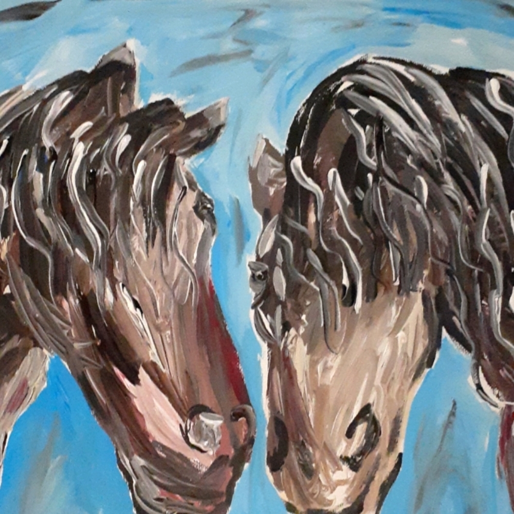 🐎Original Horses Painting 🐎